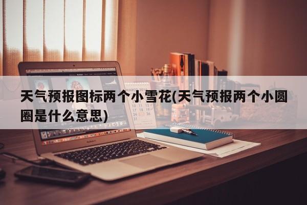 天气预报图标两个小雪花(天气预报两个小圆圈是什么意思)